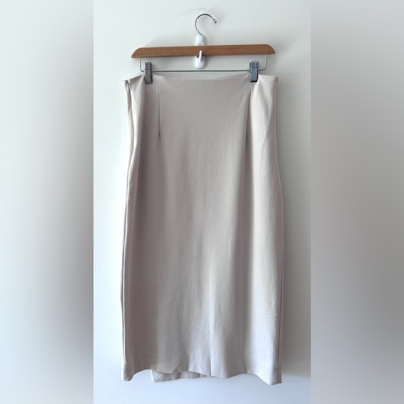 BABATON Billy Skirt Button Faux Wrap Midi - Picture 5 of 8